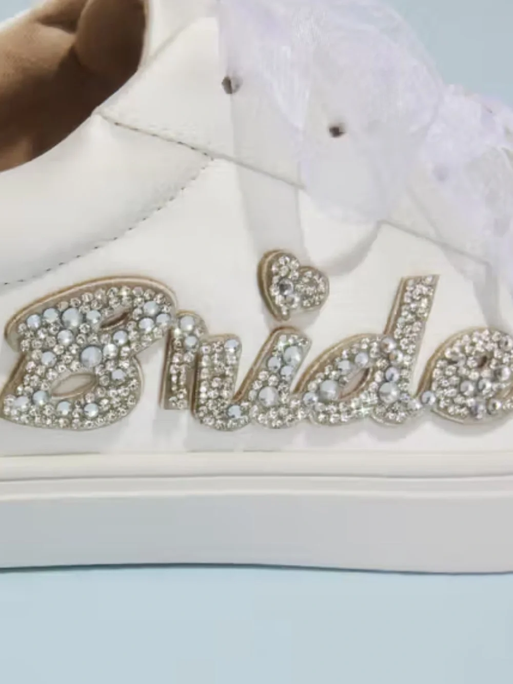 Betsey Johnson Jeweled Bride Blare Sneakers